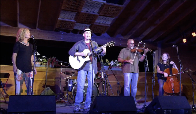 Dan performing live