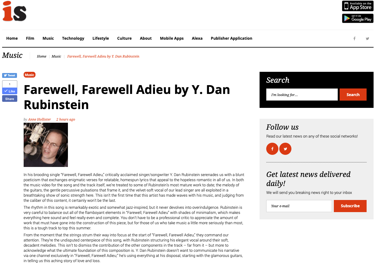 Press Review Screenshot 1